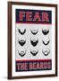 Fear the Beards MLB Sports-null-Framed Art Print