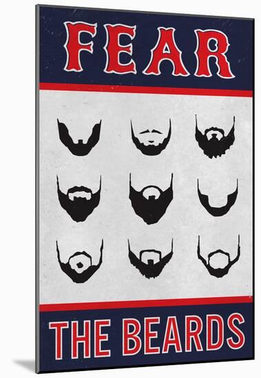 Fear the Beards-null-Mounted Poster