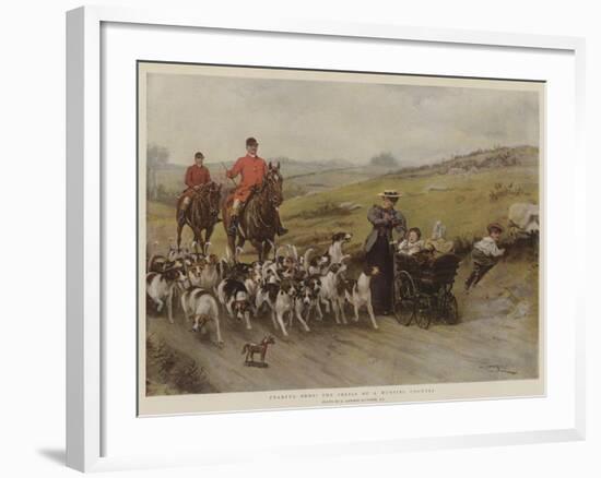 Fearful Odds! the Perils of a Hunting Country-George Goodwin Kilburne-Framed Giclee Print