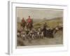 Fearful Odds! the Perils of a Hunting Country-George Goodwin Kilburne-Framed Giclee Print