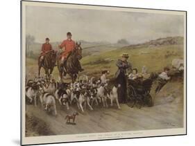 Fearful Odds! the Perils of a Hunting Country-George Goodwin Kilburne-Mounted Giclee Print