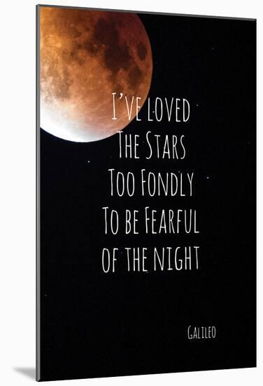 Fearful Of The Night-null-Mounted Poster