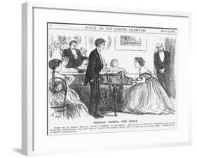 Fearful Ordeal for Jones, 1867-George Du Maurier-Framed Giclee Print