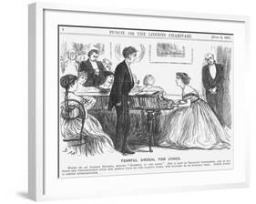 Fearful Ordeal for Jones, 1867-George Du Maurier-Framed Giclee Print