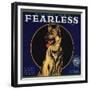 Fearless Brand - Orange, California - Citrus Crate Label-Lantern Press-Framed Premium Giclee Print