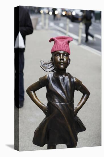 Fearless Girl Wall Street-null-Stretched Canvas