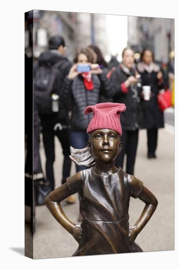 Fearless Girl Wall Street-null-Stretched Canvas