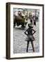 Fearless Girl Wall Street-null-Framed Premium Photographic Print