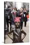 Fearless Girl Wall Street-null-Stretched Canvas