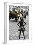 Fearless Girl Wall Street-null-Framed Photographic Print