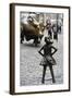 Fearless Girl Wall Street-null-Framed Photographic Print