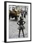 Fearless Girl Wall Street-null-Framed Photographic Print