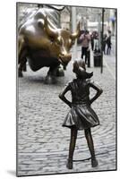 Fearless Girl Wall Street-null-Mounted Photographic Print