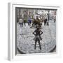 Fearless Girl Wall Street-null-Framed Photographic Print