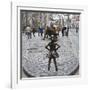 Fearless Girl Wall Street-null-Framed Photographic Print