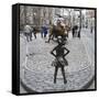 Fearless Girl Wall Street-null-Framed Stretched Canvas