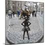 Fearless Girl Wall Street-null-Mounted Premium Photographic Print