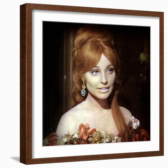 Fearless Vampire Killers or Pardon Me Your Teeth are in My Neck. Roman Polanski, Sharon Tate, 1967-null-Framed Photo