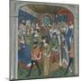 Feast at the King's Court, Miniature from the Holy Grail Story, Manuscript 527, Folio 1, France-null-Mounted Giclee Print