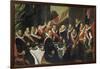 Feast for the Officers of the St. George Guards in Harlem, 1616-Frans Hals-Framed Giclee Print