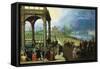 Feast in a Palace-Louis de Caullery-Framed Stretched Canvas