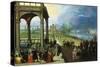 Feast in a Palace-Louis de Caullery-Stretched Canvas