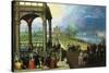 Feast in a Palace-Louis de Caullery-Stretched Canvas
