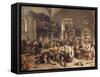 Feast in an Inn-Jan Havicksz. Steen-Framed Stretched Canvas