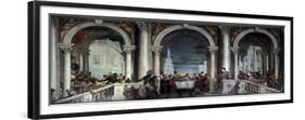 Feast in the House of Levi-Paolo Veronese-Framed Premium Giclee Print