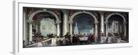 Feast in the House of Levi-Paolo Veronese-Framed Premium Giclee Print