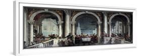 Feast in the House of Levi-Paolo Veronese-Framed Premium Giclee Print