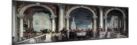 Feast in the House of Levi-Paolo Veronese-Mounted Premium Giclee Print