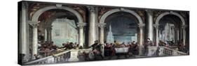 Feast in the House of Levi-Paolo Veronese-Stretched Canvas