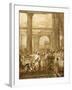 Feast in the House of Simon, 18Th/Early 19th Century-Giovanni Domenico Tiepolo-Framed Giclee Print