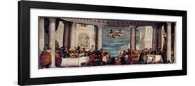 Feast in the House of Simon the Pharisee, 1570-Paolo Veronese-Framed Giclee Print