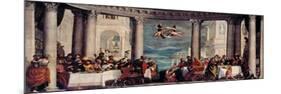 Feast in the House of Simon the Pharisee, 1570-Paolo Veronese-Mounted Giclee Print