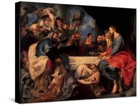 Feast in the House of Simon the Pharisee, C.1620-Peter Paul Rubens-Stretched Canvas