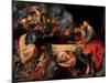 Feast in the House of Simon the Pharisee, C.1620-Peter Paul Rubens-Mounted Giclee Print