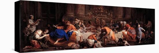 Feast in the House of Simon the Pharisee-Maria Felice Tibaldi-Subleyras-Stretched Canvas