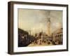 Feast of Ascension in Piazza San Marco in Venice-Francesco Guardi-Framed Giclee Print