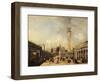 Feast of Ascension in Piazza San Marco in Venice-Francesco Guardi-Framed Giclee Print