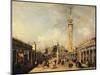 Feast of Ascension in Piazza San Marco in Venice-Francesco Guardi-Mounted Giclee Print