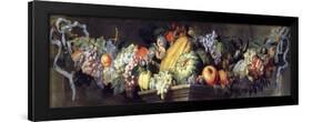 Feast of Fruits and Flowers-Abraham Brueghel-Framed Giclee Print