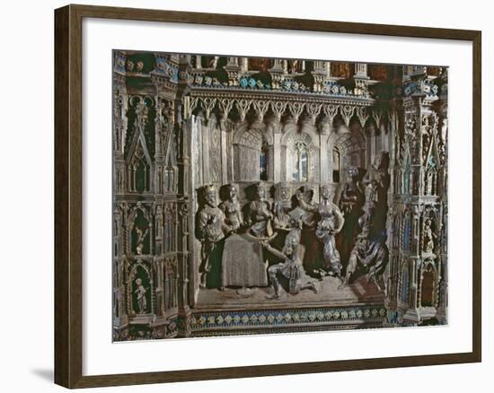 Feast of Herod, with Salome's Dance, Altar of Argento, 1478-Antonio di Salvi-Framed Photographic Print