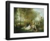 Feast of Love, C. 1717-Jean Antoine Watteau-Framed Giclee Print