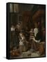 Feast of St Nicholas-Jan Havicksz Steen-Framed Stretched Canvas