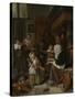 Feast of St Nicholas-Jan Havicksz Steen-Stretched Canvas