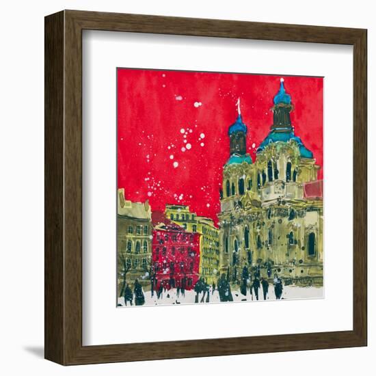 Feast of Stephen, Prague-Susan Brown-Framed Art Print