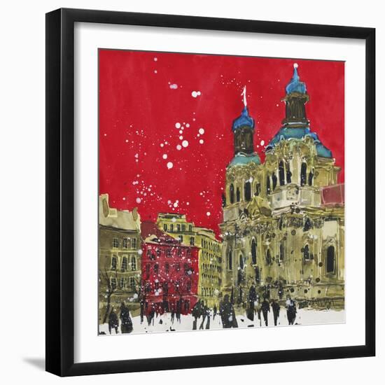 Feast of Stephen, Prague-Susan Brown-Framed Giclee Print