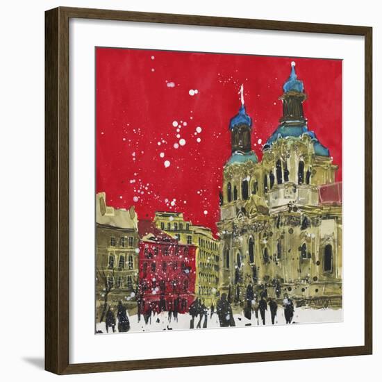 Feast of Stephen, Prague-Susan Brown-Framed Giclee Print